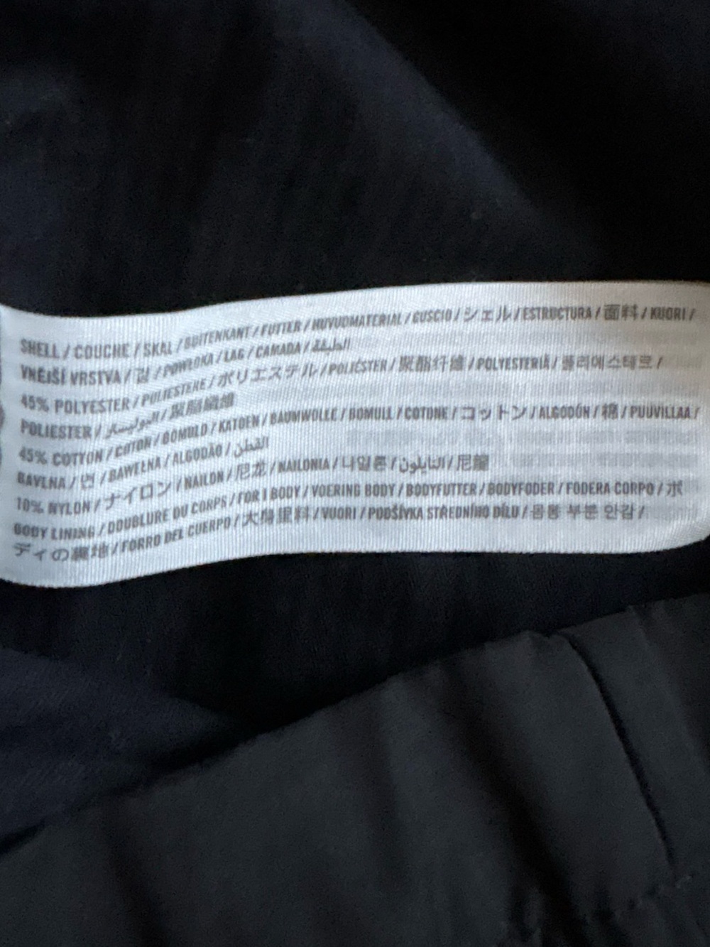 Men’s Abercrombie & Fitch Coat Size Small Black - Picture 12 of 14